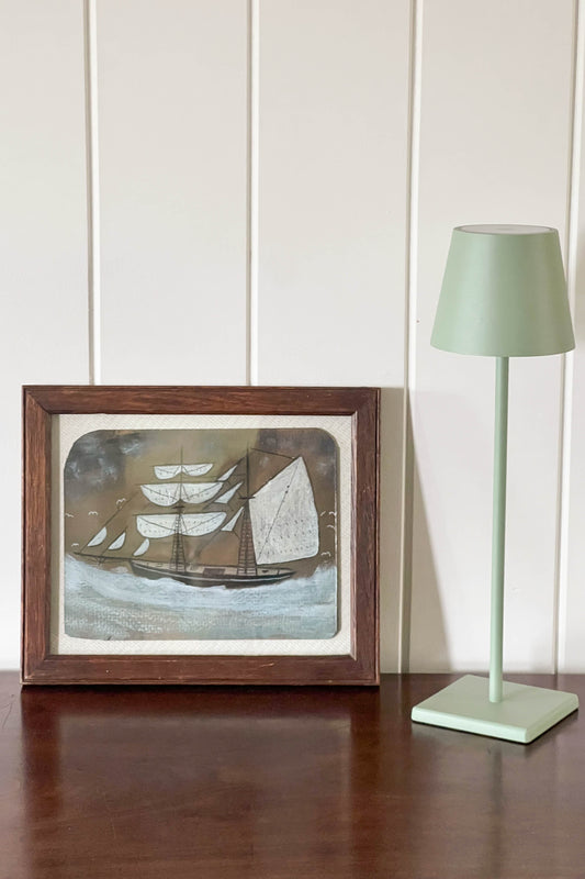 Original British Contemporary Art | ‘Schooner & Seagulls’