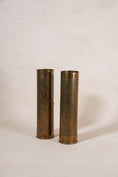 Load image into Gallery viewer, PAIR of Antique English Gun Shells with Floral Etchings
