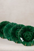 Load image into Gallery viewer, Copeland (c. 1860-1875) Green Majolica Overlapping Large Leaf Plate
