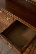 Load image into Gallery viewer, 18th Century English Oak Dresser Base and Plate Rack with Inlay Keyholes

