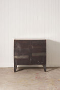 Load image into Gallery viewer, English Regency Mahogany + Ebonized Banded Bowfront Chest (c. 1820)
