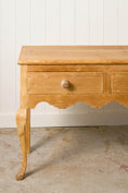 Load image into Gallery viewer, Stripped Victorian Pine Dresser Base With Scalloped Apron
