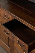 Load image into Gallery viewer, George III Period Oak Welsh Dresser Base with Topper (c. 1760-80)
