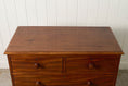 Load image into Gallery viewer, 19th Century English Mahogany Two Over Two with Wooden Knobs
