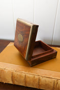 Load image into Gallery viewer, Petite Rosewood Box with Brass Inlay
