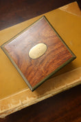 Load image into Gallery viewer, Petite Rosewood Box with Brass Inlay
