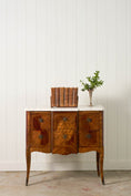 Load image into Gallery viewer, 19th Century French Marquetry 2-Drawer Commode with Marble Top
