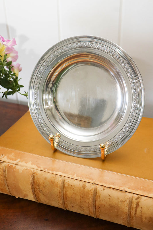 French Silverplate Wine Coaster By Christofle (c. 1930)