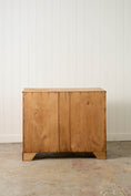 Load image into Gallery viewer, 19th Century English Pine 2 over 3 Chest With Brass Swans
