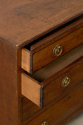 Load image into Gallery viewer, 19th Century English 4-Drawer Mahogany Chest with Laurel Ring Pulls
