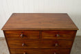 Load image into Gallery viewer, Georgian Mahogany Two Over Three Chest with Wooden Knobs
