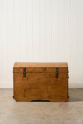 Load image into Gallery viewer, 19th Century English Pine Dome Top Blanket Chest
