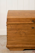 Load image into Gallery viewer, 19th Century English Pine Dome Top Blanket Chest
