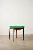 Load image into Gallery viewer, Antique George Ill Mahogany Demi Lune Card Table with Inlay
