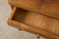 Load image into Gallery viewer, 19th Century French Walnut Single Drawer Side Table with Tapered Legs (from a French Monastery; marking on side)
