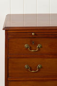 Load image into Gallery viewer, Georgian Mahogany Chest of Drawers 2-Over-3 with Brushing Slide
