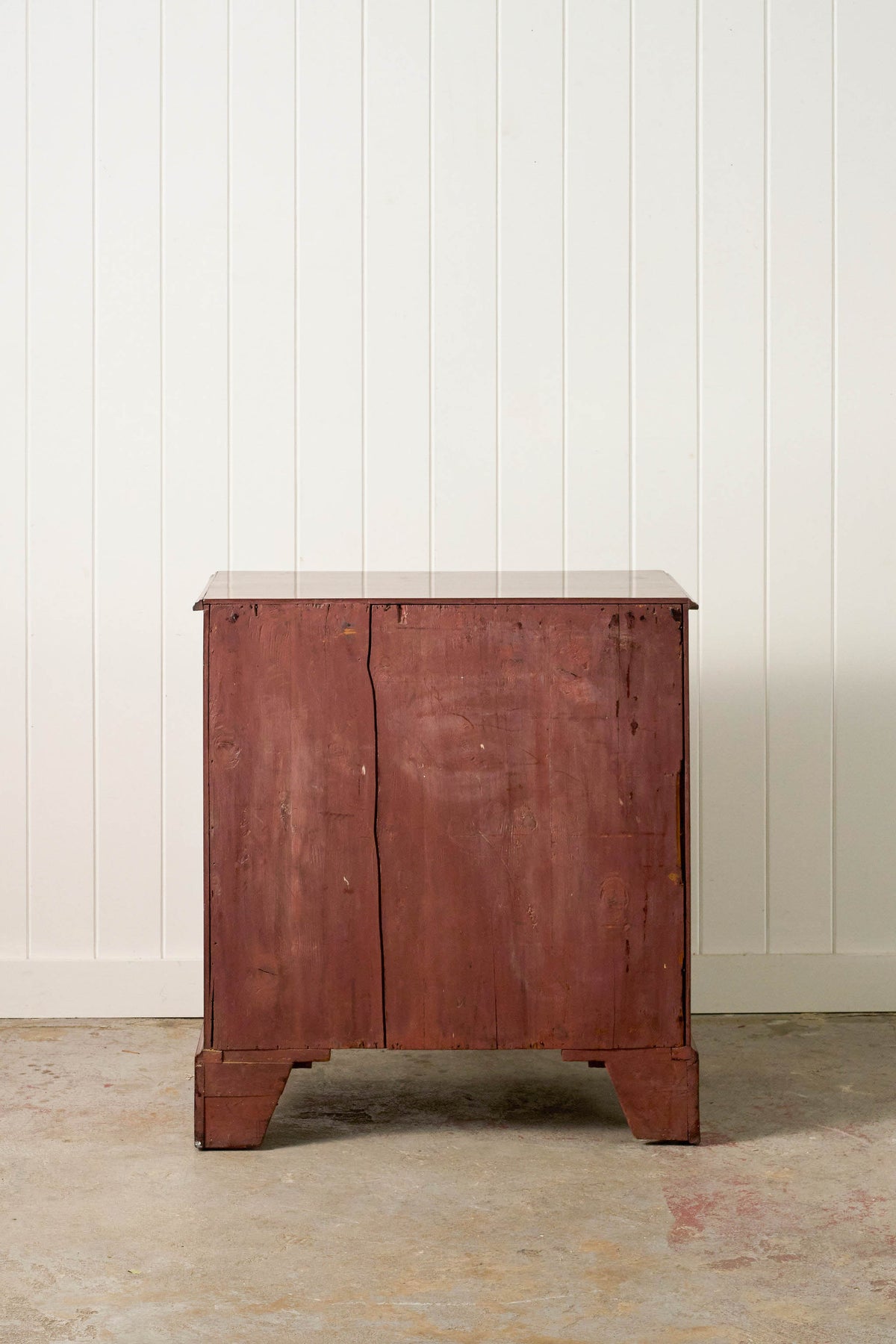 Georgian Mahogany Chest of Drawers 2-Over-3 with Brushing Slide