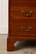 Load image into Gallery viewer, Georgian Mahogany Chest of Drawers 2-Over-3 with Brushing Slide
