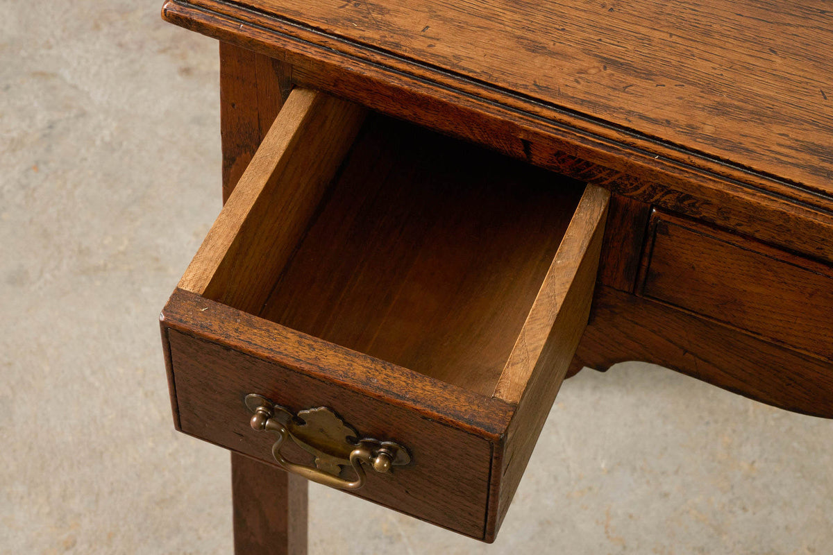 18th Century English Oak Lowboy