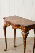 Load image into Gallery viewer, 19th Century Dutch Marquetry Serpentine Console on Padded Feet

