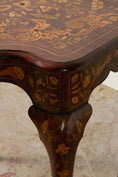 Load image into Gallery viewer, 19th Century Dutch Marquetry Serpentine Console on Padded Feet
