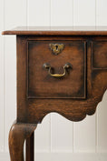 Load image into Gallery viewer, 19th Century English Oak Lowboy on Padded Feet
