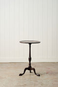 Load image into Gallery viewer, Antique Mahogany Tripod Tea Table With Beaded Lip Detail
