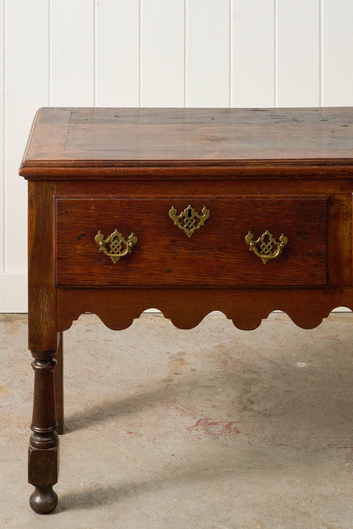 18th Century 2 Drawer Oak Dresser Base