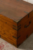 Load image into Gallery viewer, 19th Century English Campaign Trunk
