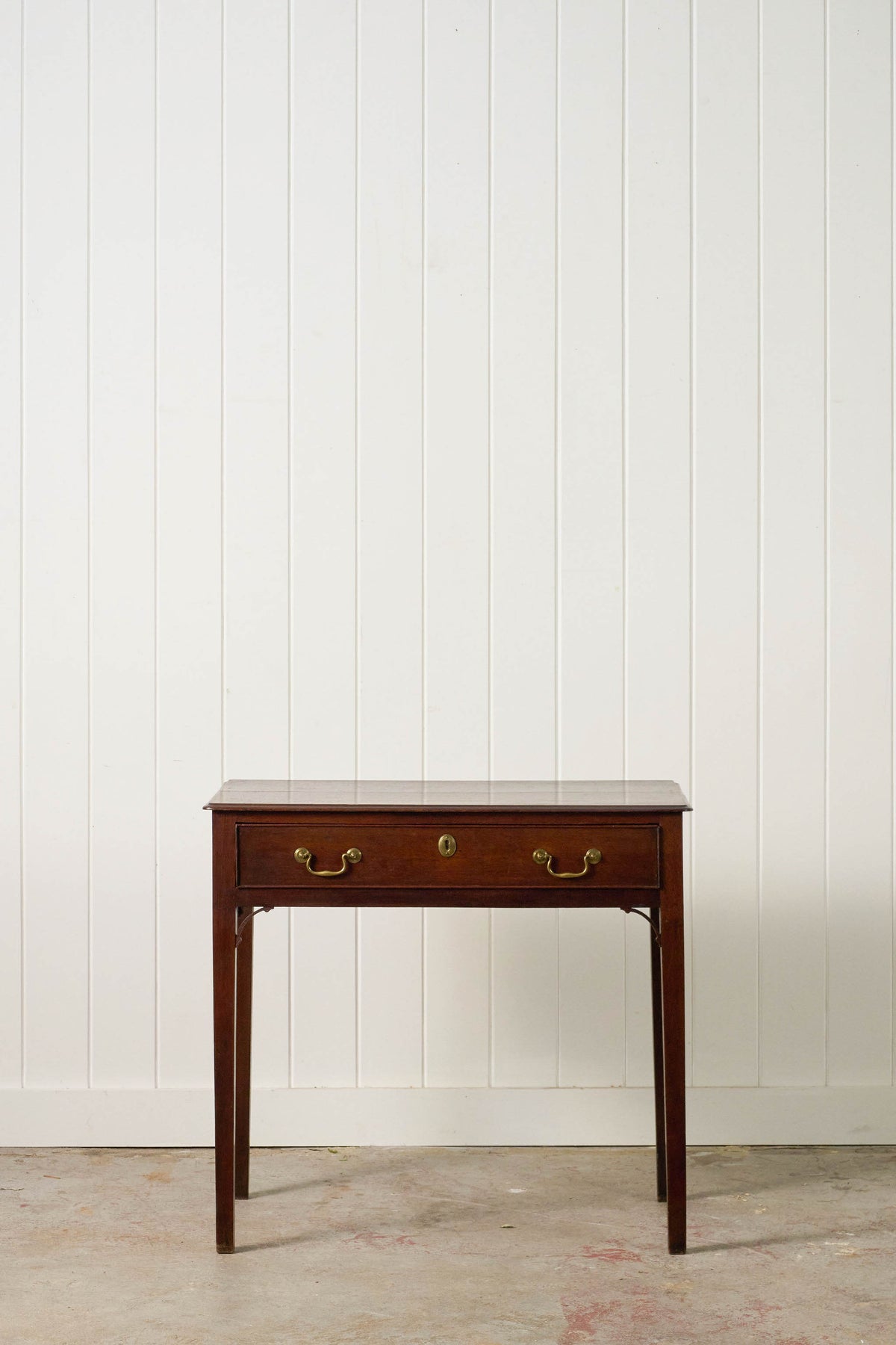 19th Century Georgian Mahogany Single  Table With Tapered Legs