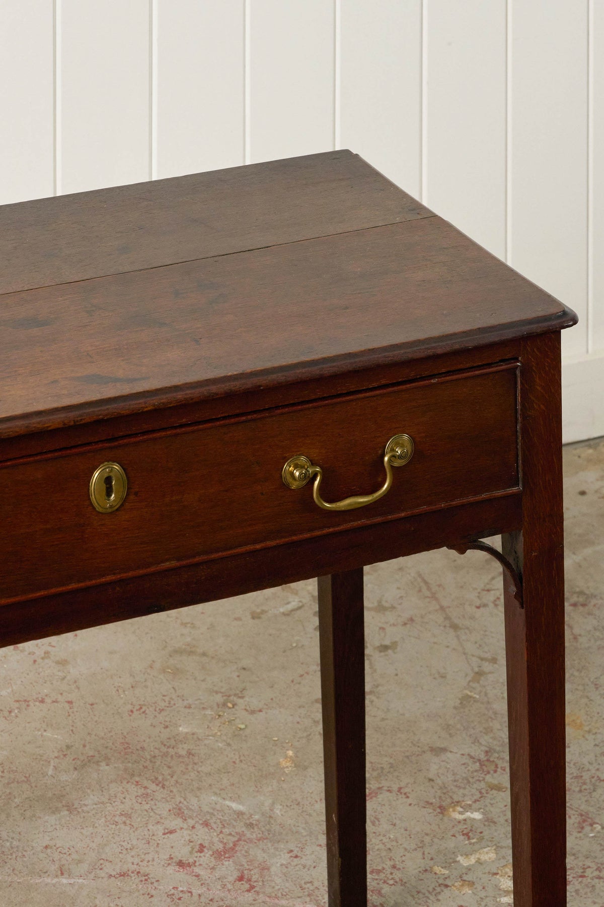 19th Century Georgian Mahogany Single  Table With Tapered Legs