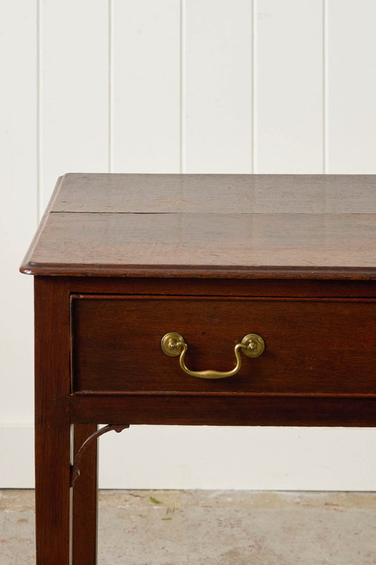 19th Century Georgian Mahogany Single  Table With Tapered Legs