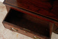 Load image into Gallery viewer, 19th Century Welsh Inlay Oak Dresser Base with Scalloped Apron + Plate Rack
