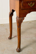 Load image into Gallery viewer, Single Drawer Georgian Mahogany & Walnut Low Boy With Cabriole Legs
