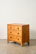 Load image into Gallery viewer, Victorian 2-Over-2 English Pine Chest on Bracket Feet
