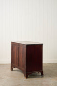 Load image into Gallery viewer, 19th Century English Mahogany Bowfront 3-Drawer Chest with Brushing Slide
