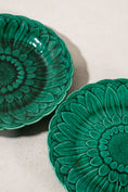 Load image into Gallery viewer, Antique Wedgwood Majolica Sunflower Plate

