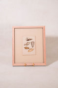 Load image into Gallery viewer, SET of 6 Antique English Seashells | Float Mount in Contemporary Pink Gloss Frames
