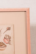 Load image into Gallery viewer, SET of 6 Antique English Seashells | Float Mount in Contemporary Pink Gloss Frames
