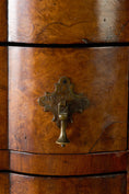 Load image into Gallery viewer, Early 18th Century Queen Anne Burl Serpentine Tall Boy (c. 1700)

