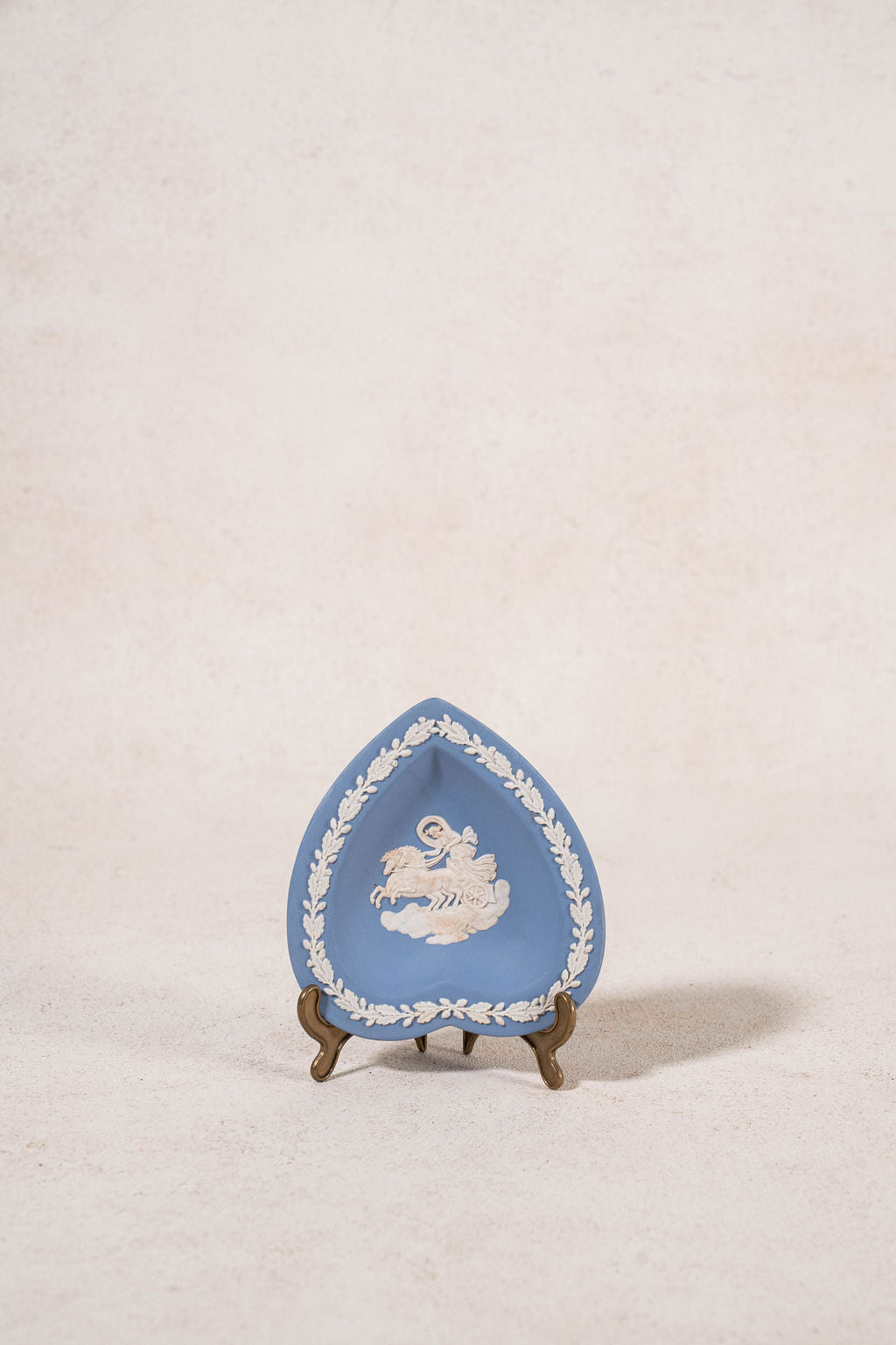 Wedgwood Jasperware Blue Heart Trinket Dish