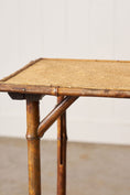 Load image into Gallery viewer, 19th Century Tiger Bamboo Rectangular Side Table
