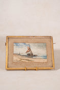 Load image into Gallery viewer, Antique French Original Watercolor attributed to Auguste Ballin (c. 1842-1885)
