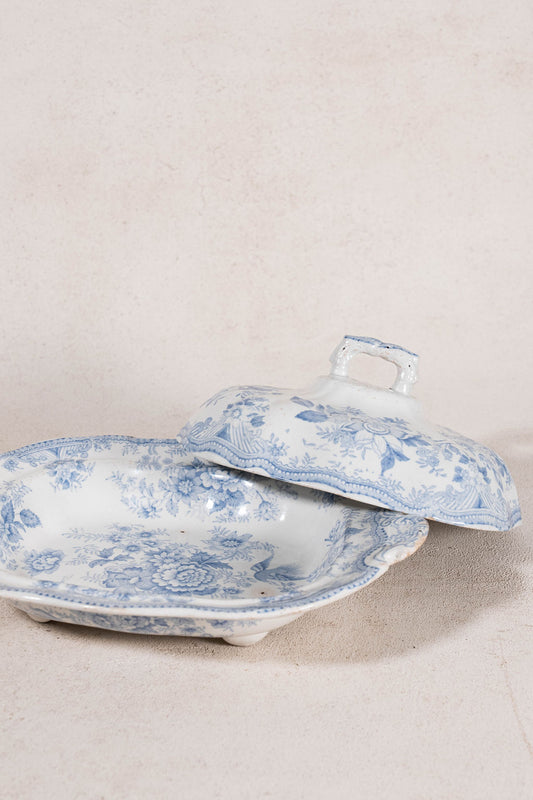 Lidded Antique Asiatic Pheasant Tureen (No. 2)