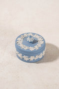 Load image into Gallery viewer, Wedgwood Blue Jasperware Lidded Trinket Dish
