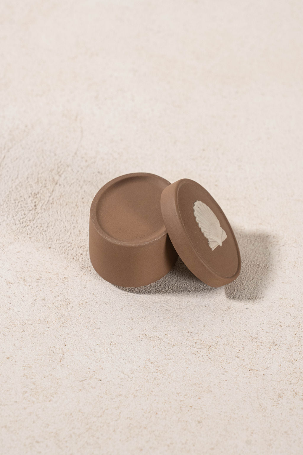 Wedgwood Brown Jasperware Shell Lidded Box