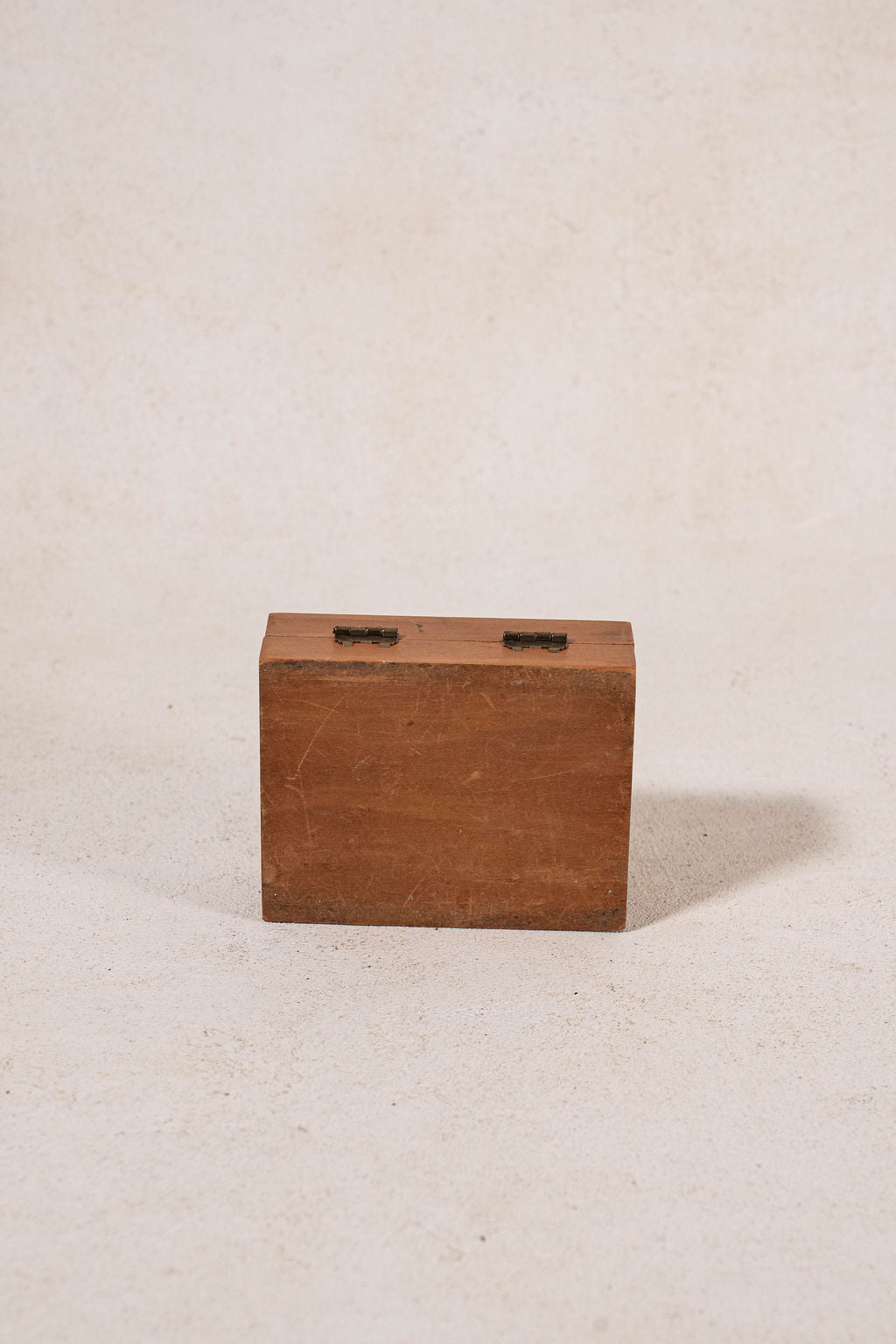 Vintage Wooden Carved Box With Sailboat