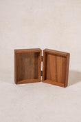 Load image into Gallery viewer, Vintage Wooden Carved Box With Sailboat
