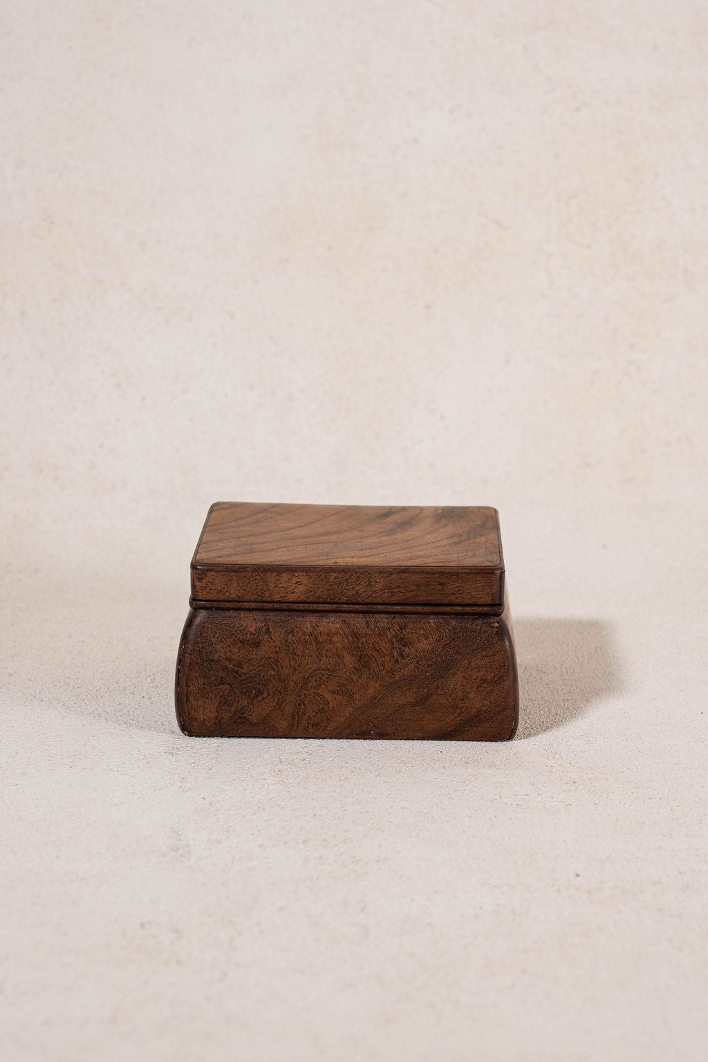 Petite Vintage Wooden Lidded Box