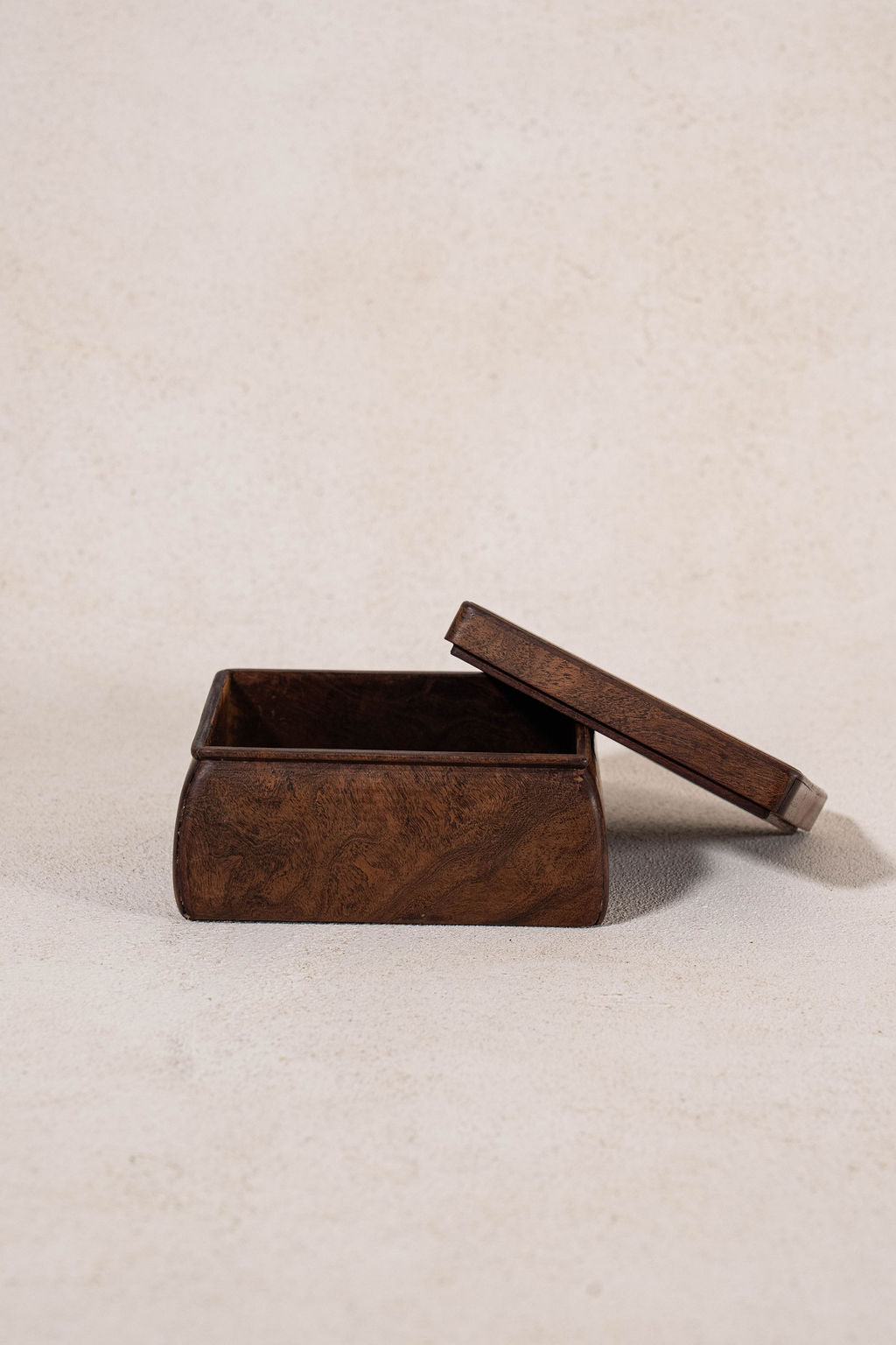 Petite Vintage Wooden Lidded Box
